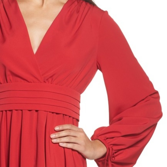 NWT Eliza J Tie Sleeve Fit & Flare Dress - Picture 2 of 7